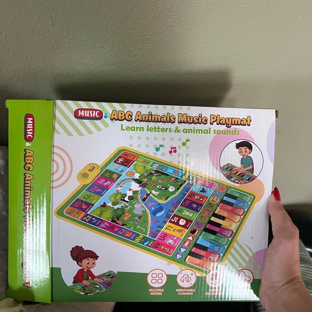 ABC Animals Music Playmat - Multicolor